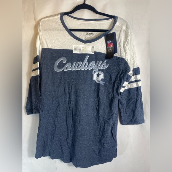 Fanatics 2018 NFL Dallas Cowboys Timeless Collection Rising Script 3/4 Sleeve - Picture 1 of 7